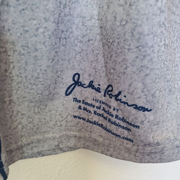 Dodgers Jersey XL Jackie Robinson #42 Gray Los Angeles LA Dodgers 75th Anniv MLB - Picture 3 of 16